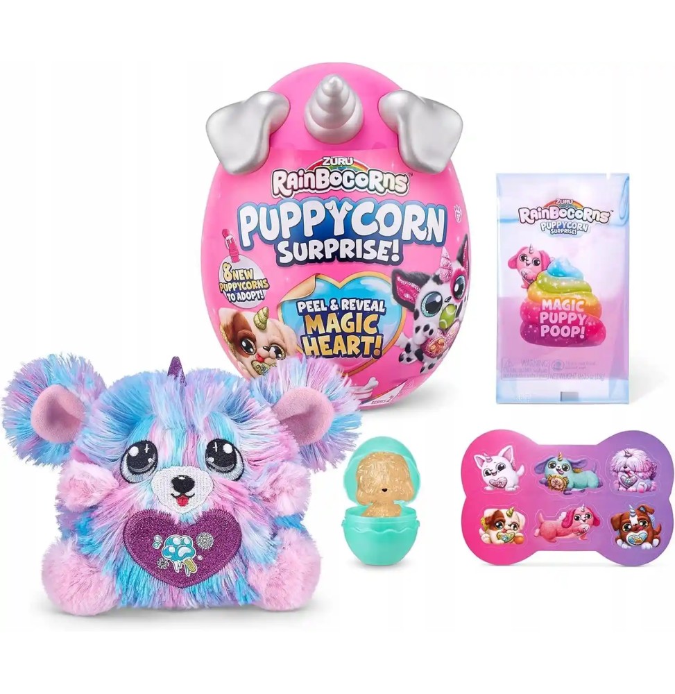 Rainbocorns Mini surpriză cu cățel Rainbocorns Mini surpriză cu cățel