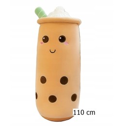 Perna-mascotă Bubble Tea maronie 110 cm