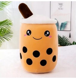 Jucărie Bubble Tea căciulă maro 35 cm