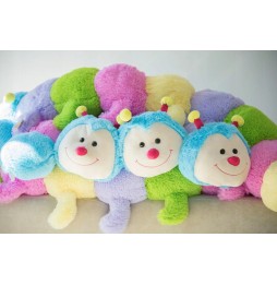 Stonoga moale 120 cm mascota colorată