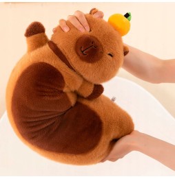 Capibara pufoasă 70 cm - jucărie pentru copii