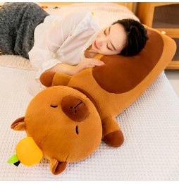 Capibara pufoasă 70 cm - jucărie pentru copii