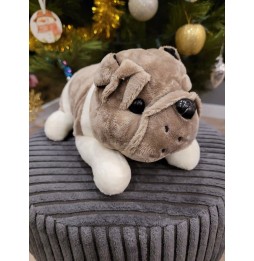 Buldog mascată cățeluș gri 20 cm