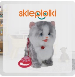 Pisoi interactiv pe lesă pentru copii