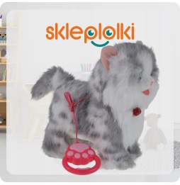 Pisoi interactiv pe lesă pentru copii