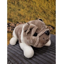 Buldog mascată cățeluș gri 20 cm