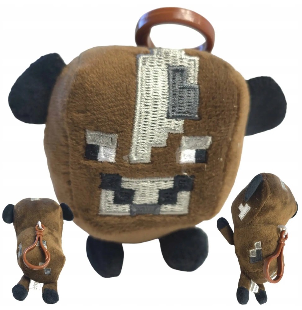 Jucărie de pluș Minecraft vacă breloc 2în1 Jucărie de pluș Minecraft vacă breloc 2în1