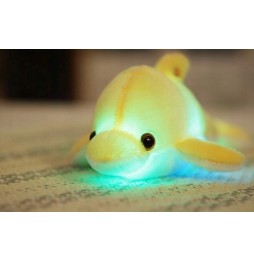 Plusz LED delfin strălucitor pentru copii