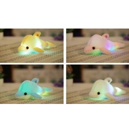 Plusz LED delfin strălucitor pentru copii