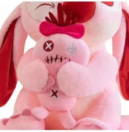 Stitch roz plușă cu pătură