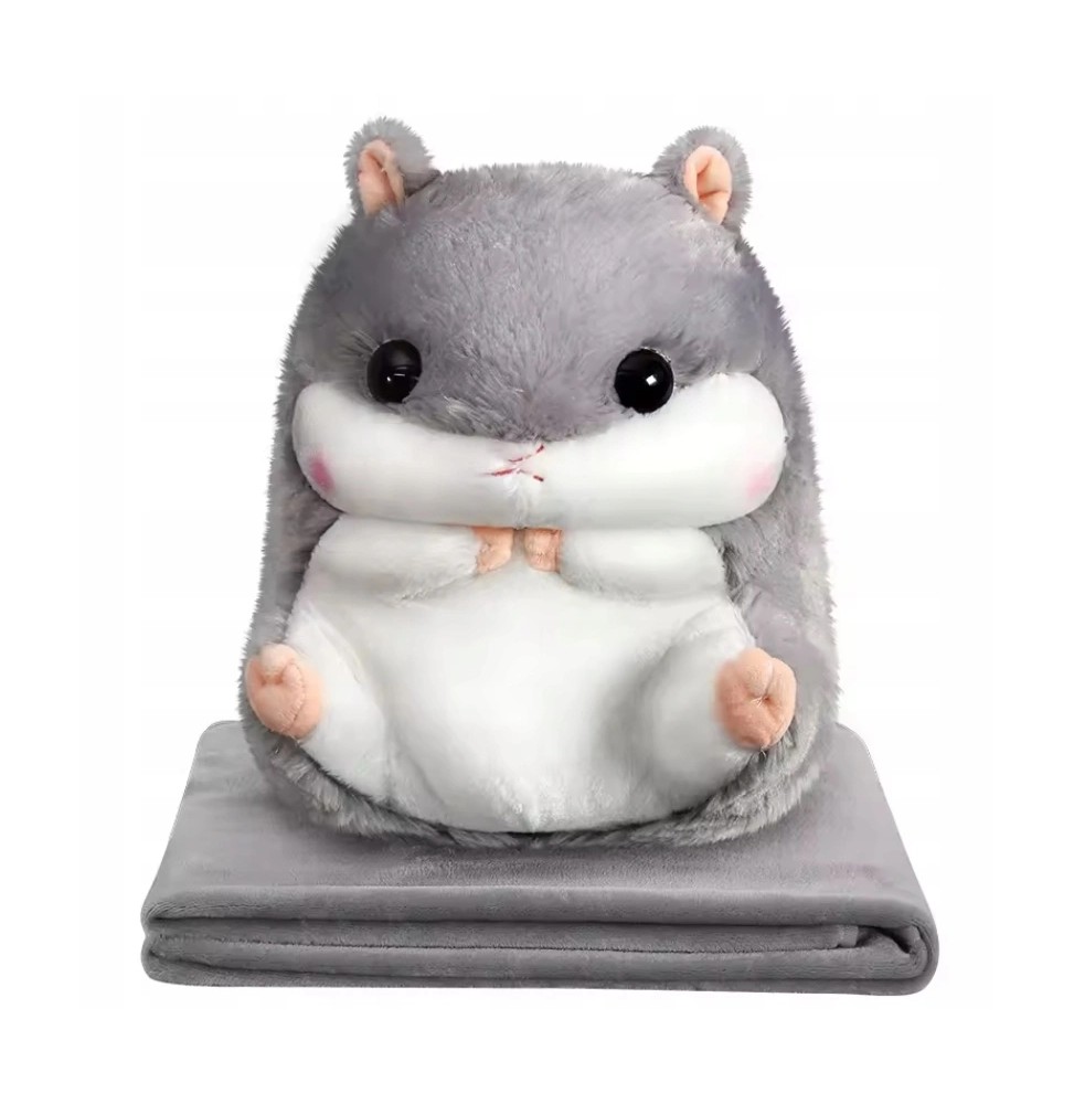 Hamster cu păturică mascota 40cm Hamster cu păturică mascota 40cm