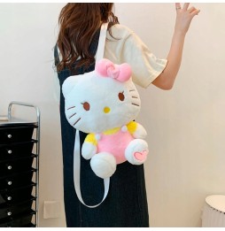 Rucsac pufos Kuromi Hello Kitty