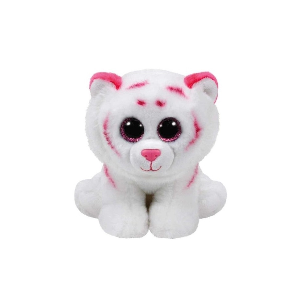 Ty Beanie Babies Tabor tigru roz și alb 15 cm Ty Beanie Babies Tabor tigru roz și alb 15 cm