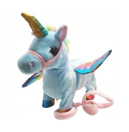 Unicorn interactiv pe lesă