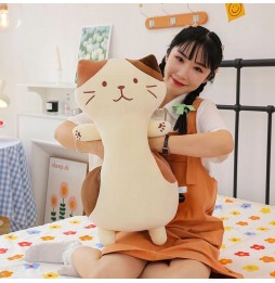 Pisoi lung 45 cm pluș pernă
