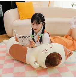 Pisoi lung 45 cm pluș pernă