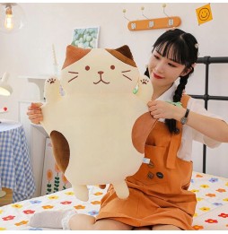 Pisoi lung 45 cm pluș pernă