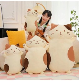 Pisoi lung 45 cm pluș pernă