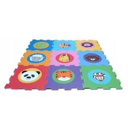 Puzzle din spumă pentru bebeluși Animale 32x32cm