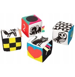 Jucărie Manhattan Toy Mind Cubes pentru bebeluși