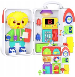 Tablă senzorială Montessori pentru copii