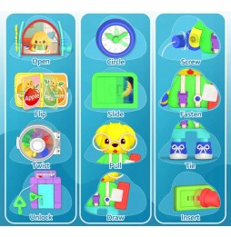 Tablă senzorială Montessori pentru copii
