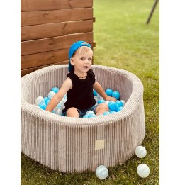Piscină uscată cu bile Misioo 90x30 cm bej