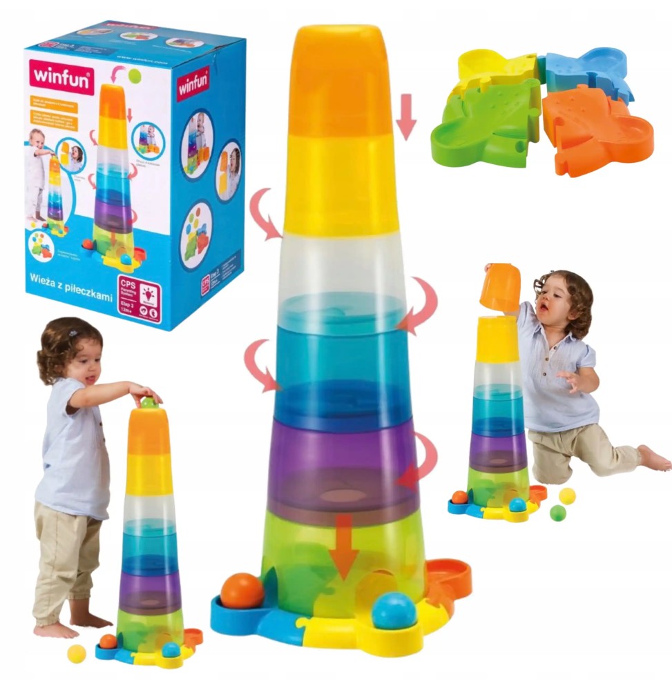 Smily Play turn cu bile 65 cm