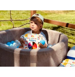 Piscină uscată cu bile Misioo 90x30 cm bej