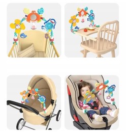 Arcada de jucării pentru scaun auto și căruț - LEANToys