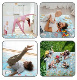 Saltea din spumă dublă pentru copii 200x180