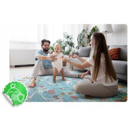 Saltea din spumă dublă pentru copii 200x180