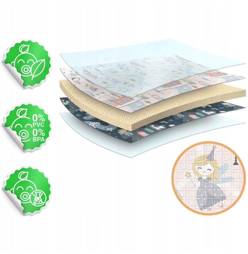 Saltea din spumă 200 x 180 cm pentru copii Saltea din spumă 200 x 180 cm pentru copii