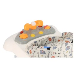 Cărucior Baby Mix cu volan și roți din silicon