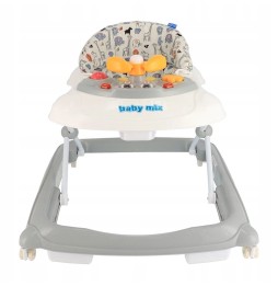 Cărucior Baby Mix cu volan și roți din silicon
