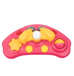 Cărucior Baby Mix cu volan și roți din silicon