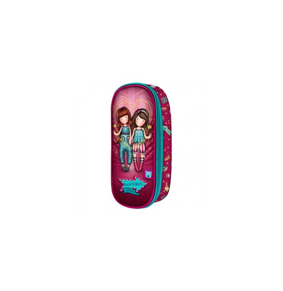 Pencil case Gorjuss Fireworks - cosmetică și punguță Pencil case Gorjuss Fireworks - cosmetică și punguță