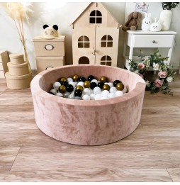 Bazin uscat cu bile Velvet Bej 30x90 cm