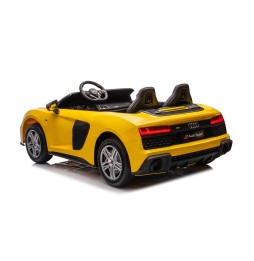 Audi Spyder R8 LIFT - jucărie galbenă pentru copii