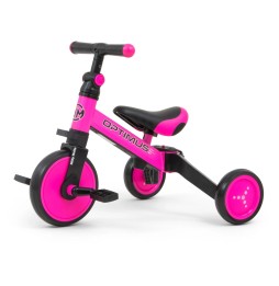 Bicicleta 3w1 Optimus - roz