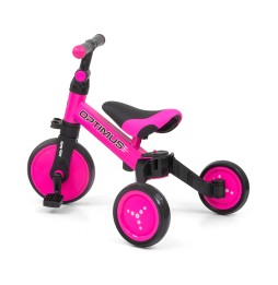 Bicicleta 3w1 Optimus - roz