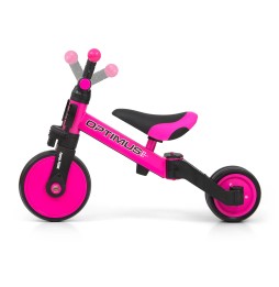 Bicicleta 3w1 Optimus - roz