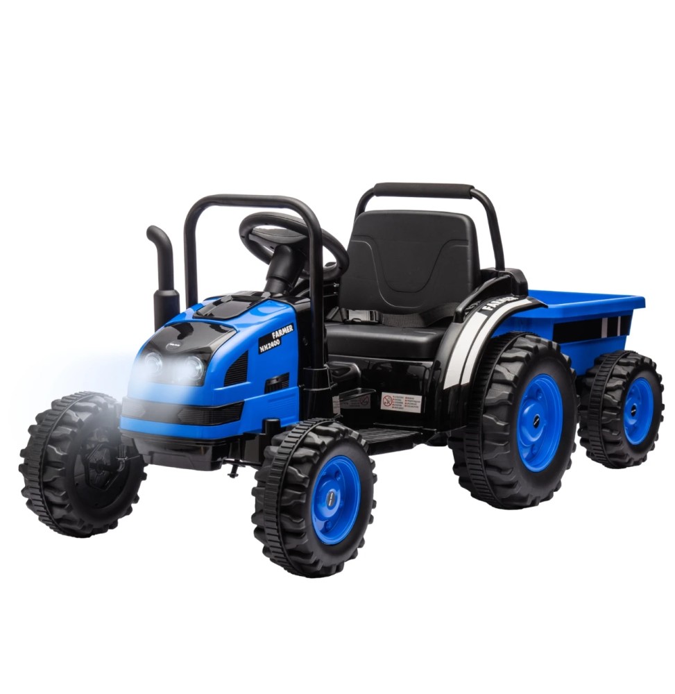 Tractor acumulator Farmer Albastru - Milly Mally Tractor acumulator Farmer Albastru - Milly Mally