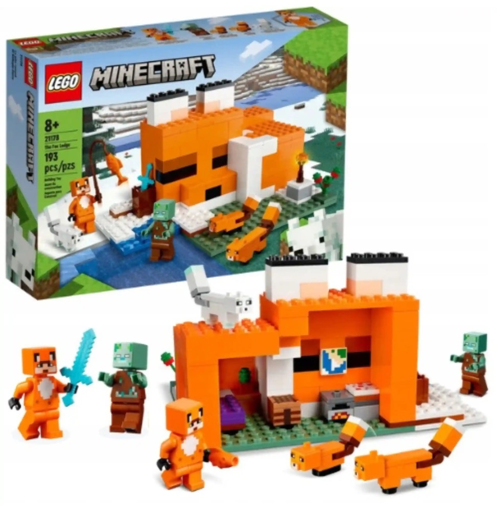 LEGO Minecraft Set 21178 Habitat pentru Vulpi LEGO Minecraft Set 21178 Habitat pentru Vulpi