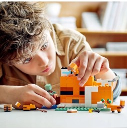 LEGO Minecraft Set 21178 Habitat pentru Vulpi