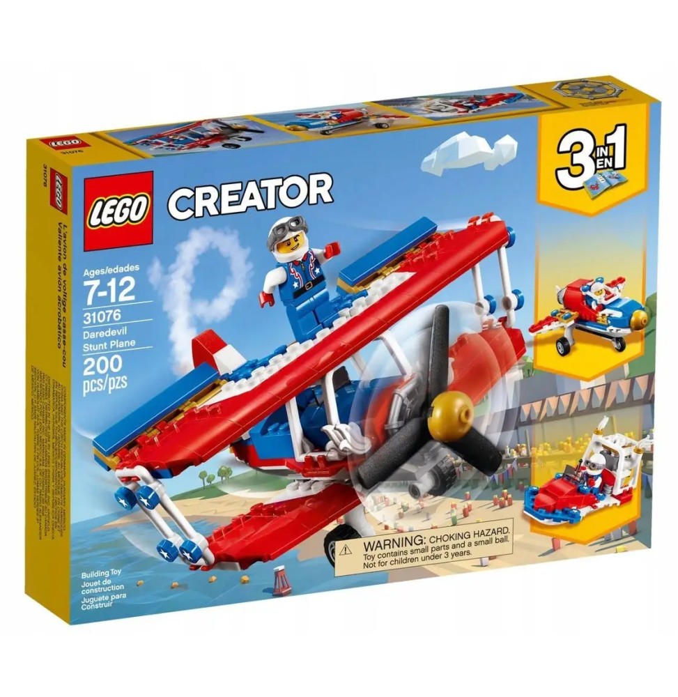 LEGO 31076 Creator 3in1 - Aeronava de cascadorii LEGO 31076 Creator 3in1 - Aeronava de cascadorii