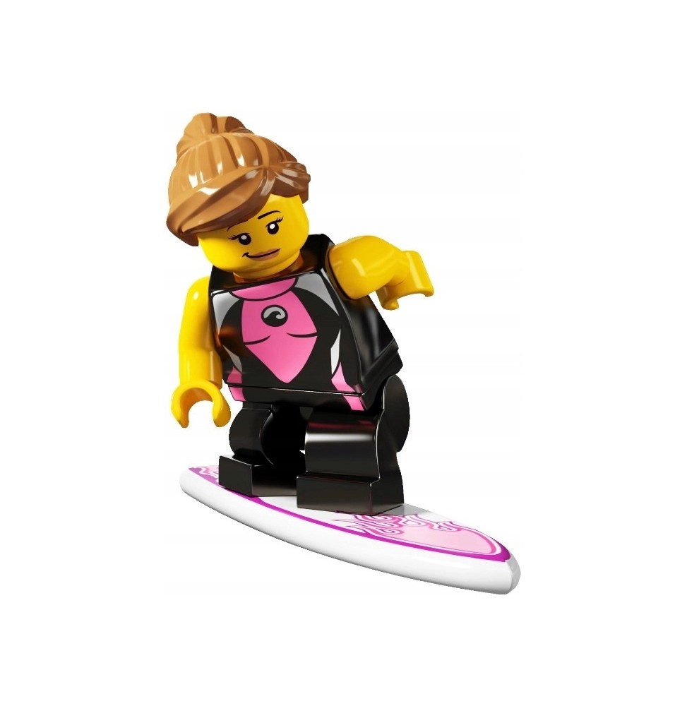 LEGO 8804 Fata surfer nr 5 nouă minifigură LEGO 8804 Fata surfer nr 5 nouă minifigură
