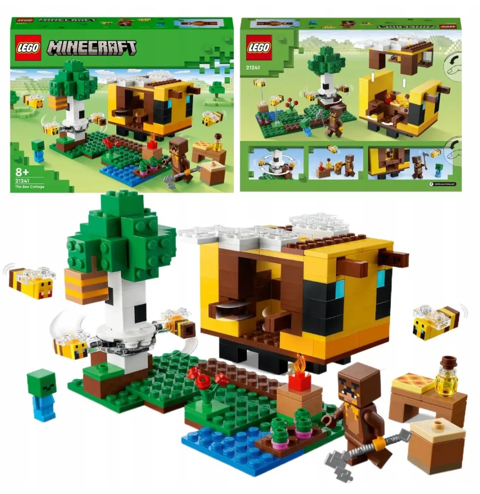 LEGO Minecraft 21241 Casa în formă de stup LEGO Minecraft 21241 Casa în formă de stup