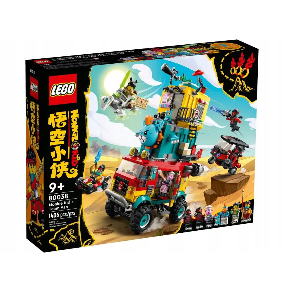 LEGO Monkie Kid 80038 - Vanul Echipei LEGO Monkie Kid 80038 - Vanul Echipei