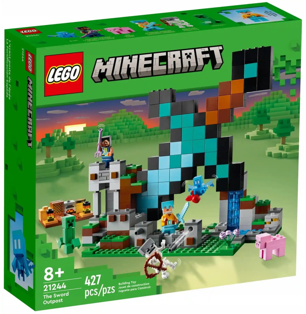 LEGO Minecraft Bastion cu sabia 21244 LEGO Minecraft Bastion cu sabia 21244